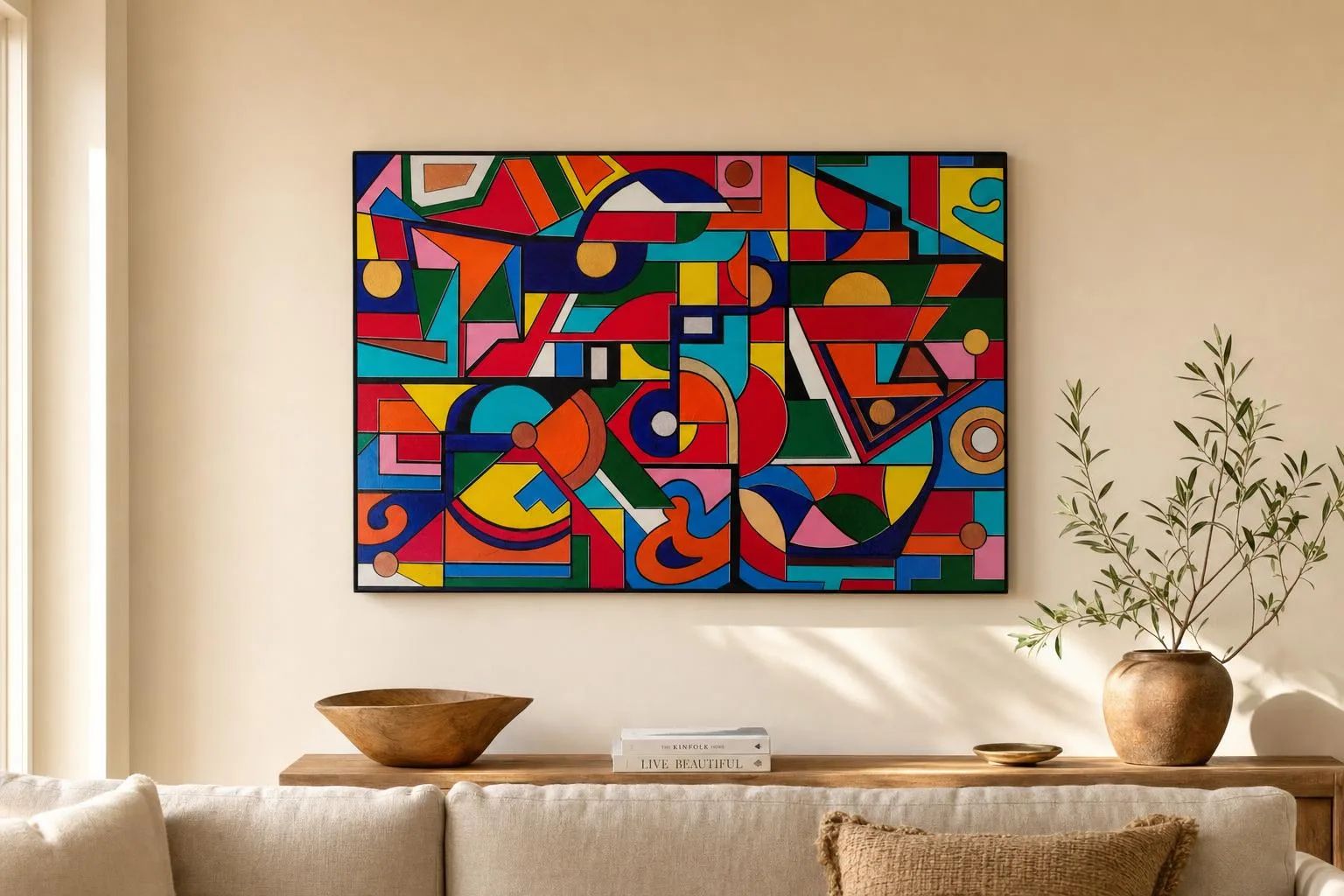 Gen Z Metro by Mario A. Olmillo in a modern living room