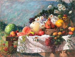 Fruits and Daisies