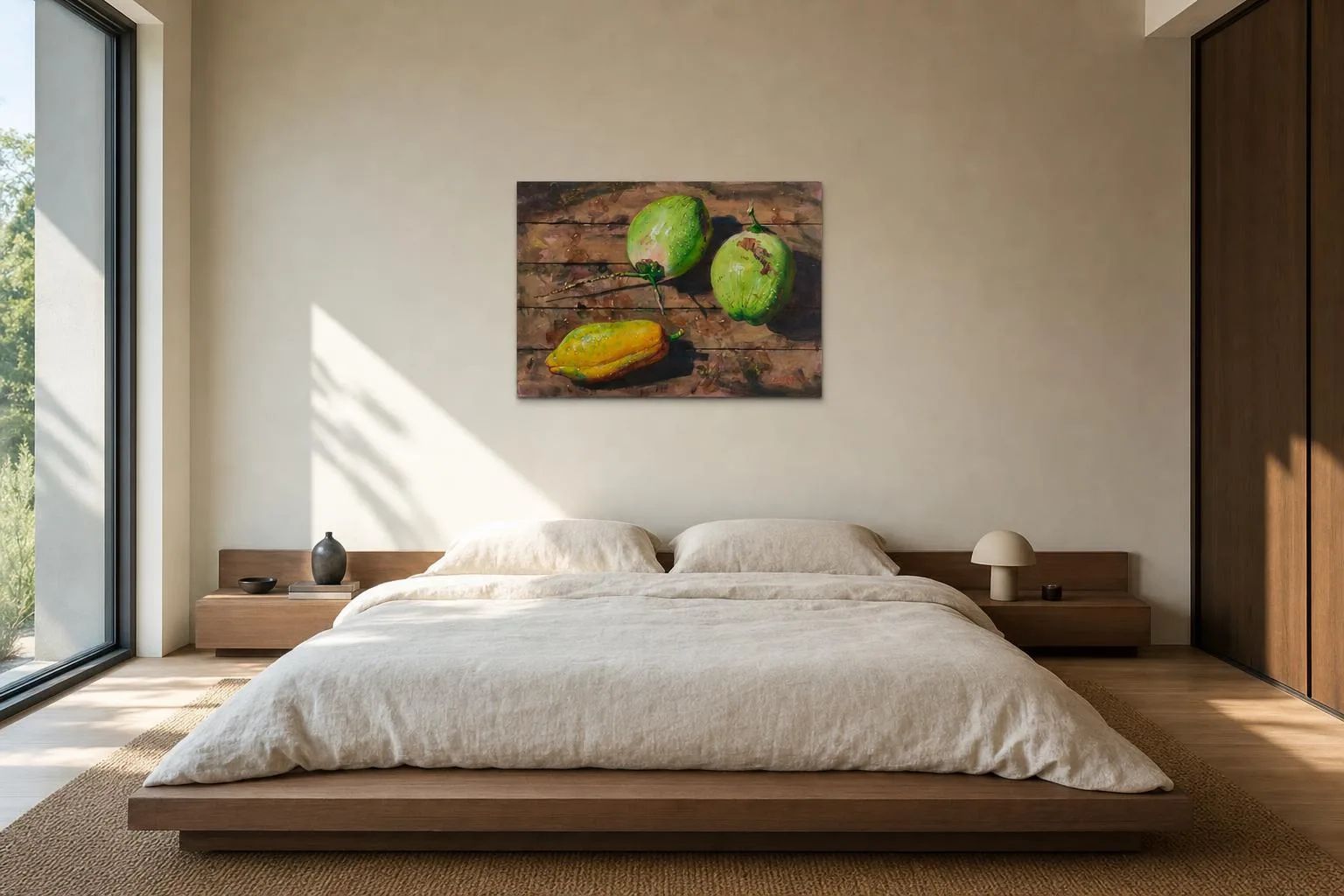 Fruits From the Province shown in a bedroom