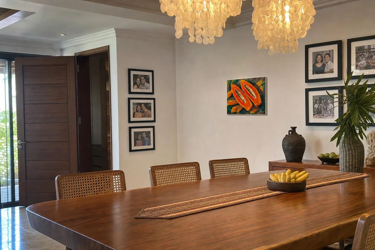 Peeled and Sliced shown in a room setting