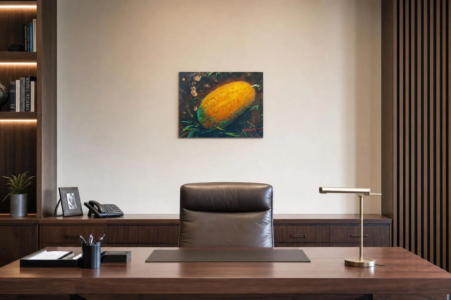 Ripe #2 by Felix Catarata in an executive office