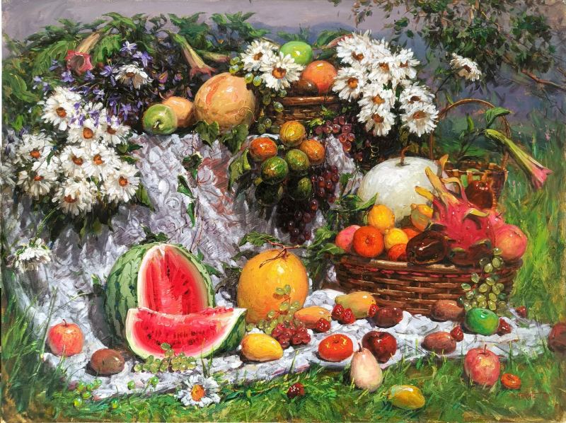Fruits and Daisies 2