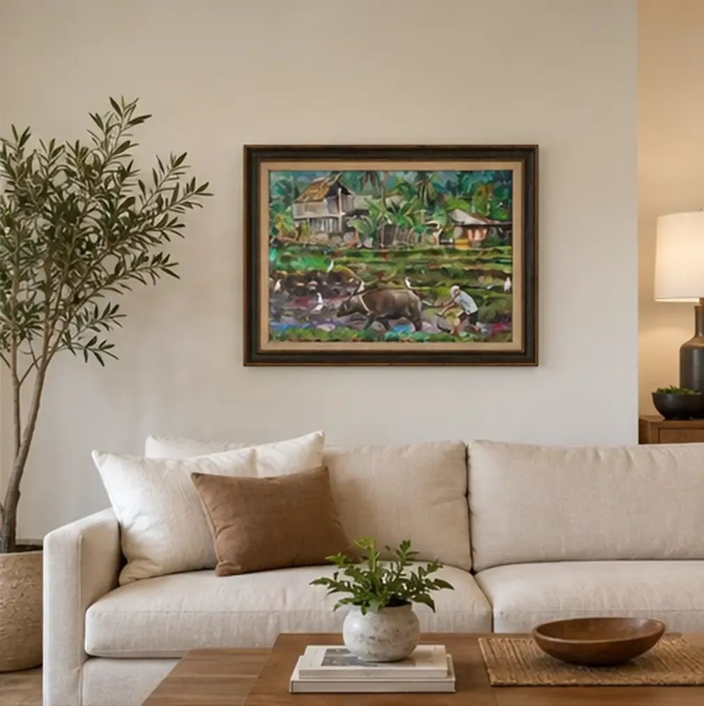 Harmony of the fields living room