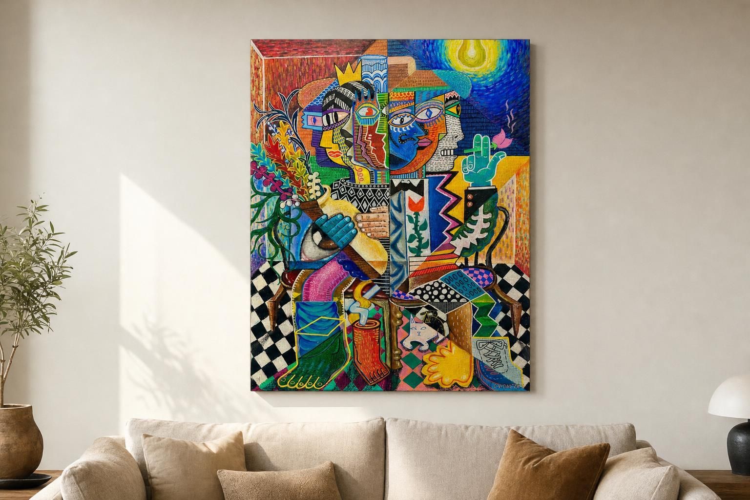 AFFINITA by CARLITO T. VIDAL JR. in a modern living room