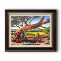 Slanted tree — Full view