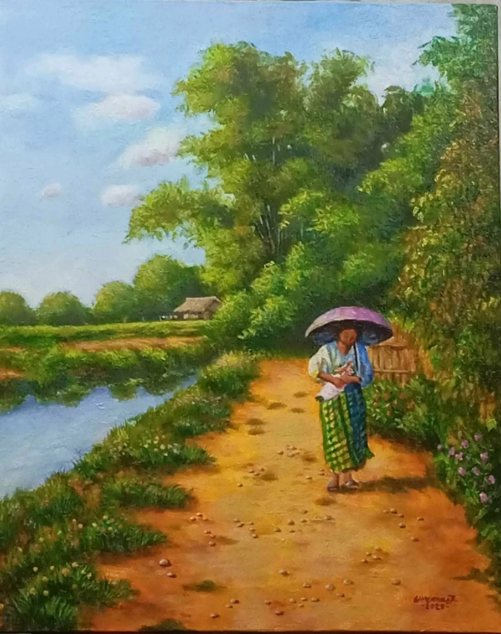 Walking on the riverside - Gabz Mendiola