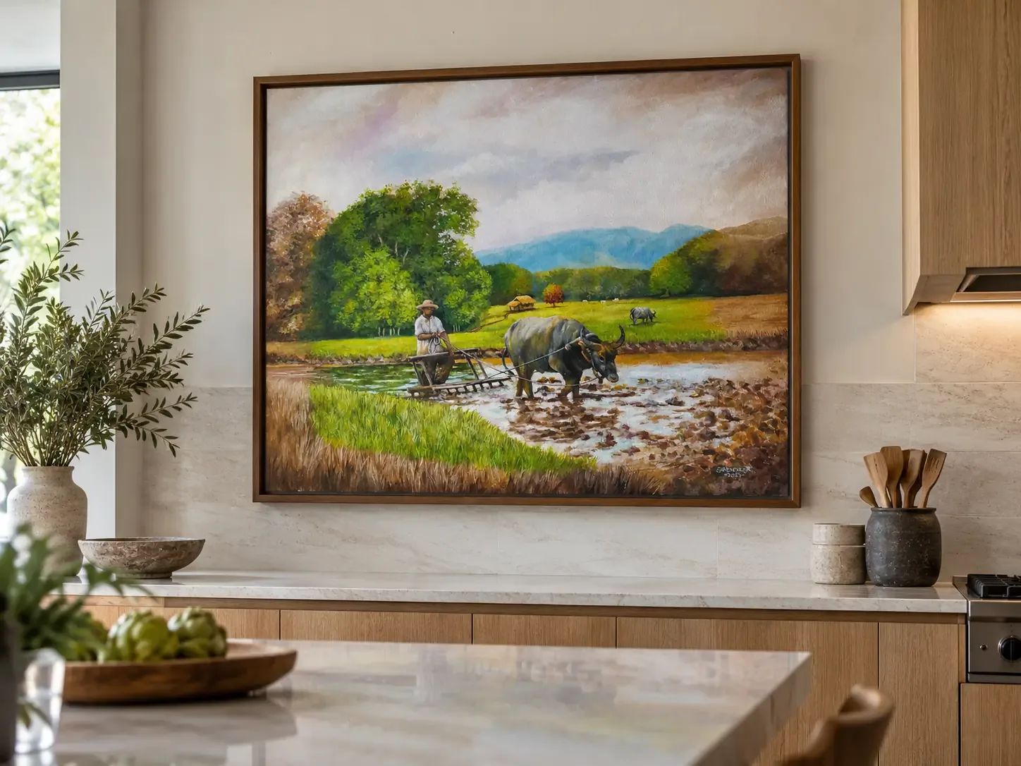 Pagsusuyod in a kitchen