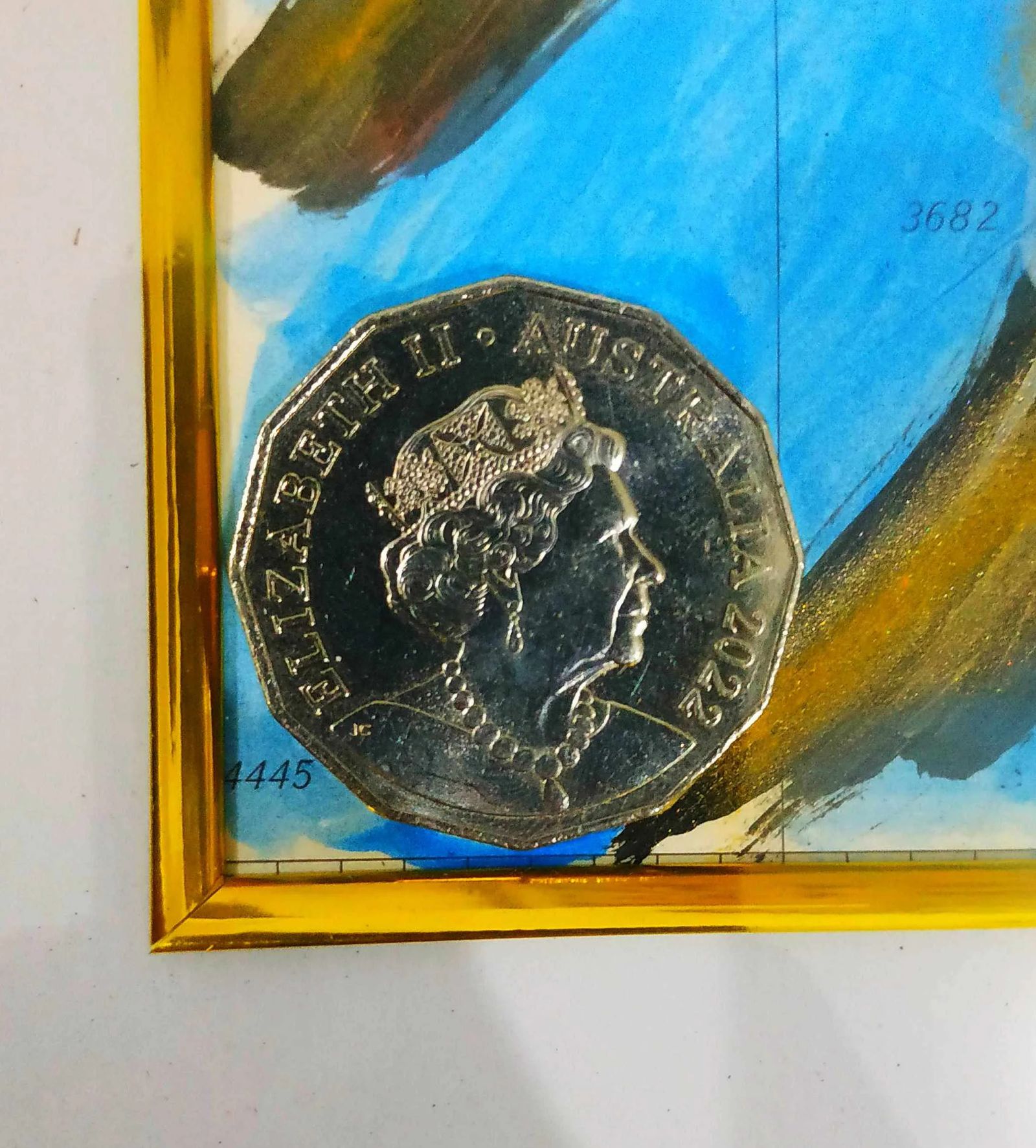 collectible coin of Queen Elizabeth
