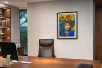 Lady of the Sea shown in an office