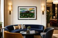 Artwork shown in a room setting