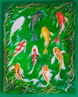 Flow of Prosperity-Lucky 9 Koi