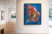 Artwork shown in a room setting