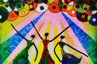 Kaleidoscope Souls-Dancing Ladies detail shot