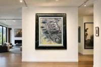 Artwork shown in a room setting