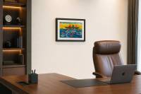 The Fisherman's Catch shown in an executive office
