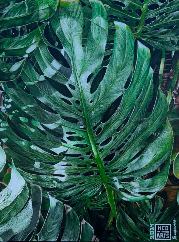 Leaf series painting #2
