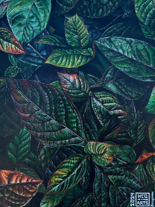 Leaf Painting Series #1
