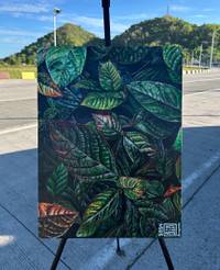 Leaf Painting Series #1 — Detail